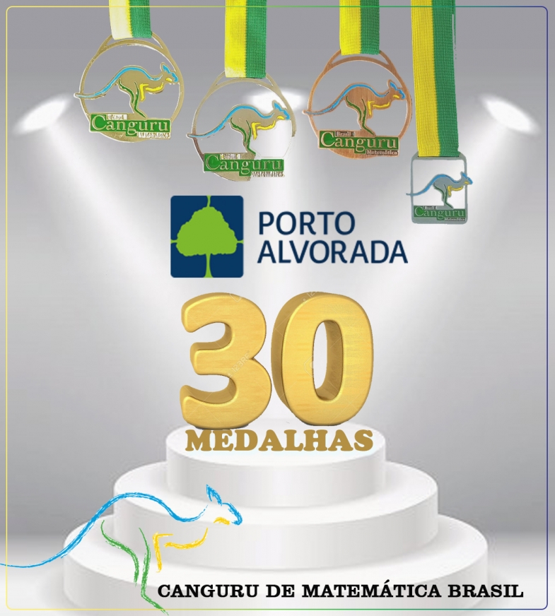 MEDALHAS - CANGURU DE MATEMÁTICA 2019