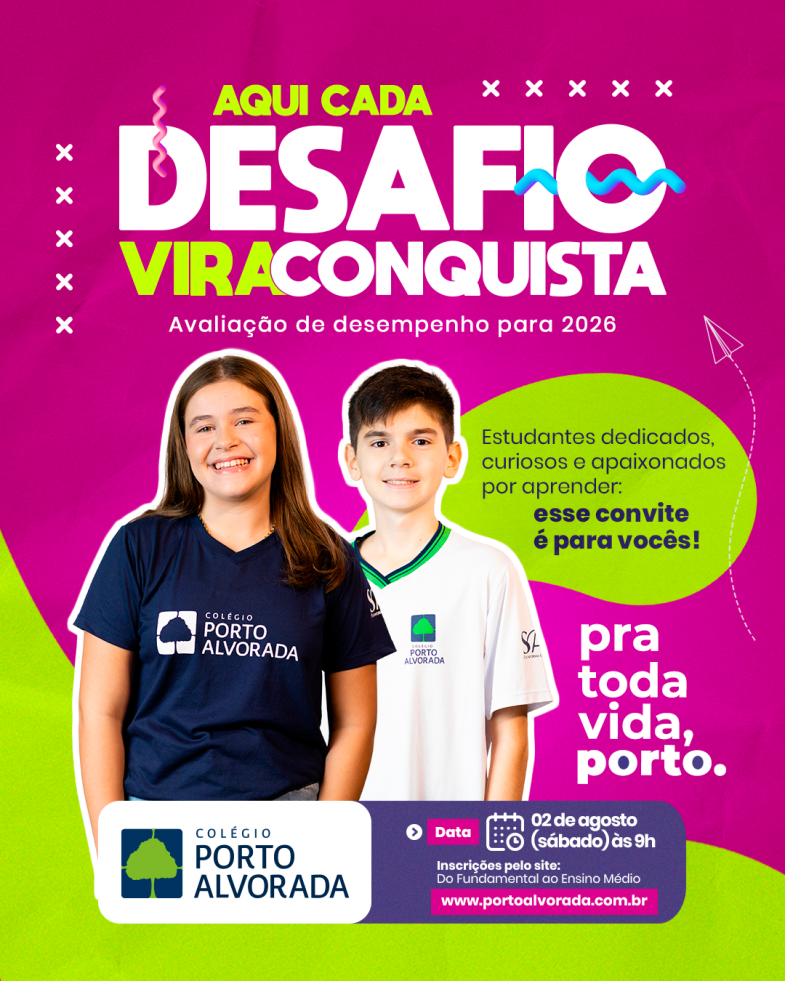 AQUI CADA DESAFIO VIRA CONQUISTA - AVALIAÇÃO DE DESEMPENHO 2026