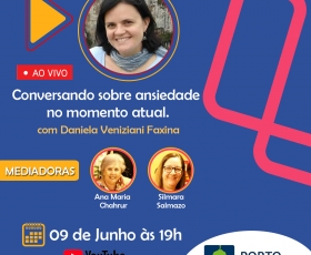 AO VIVO - Conversando sobre ANSIEDADE no momento atual.